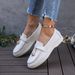 SHLIANG Damenmode Flache Freizeitschuhe Wildleder Elegante Loafer Design Atmungsaktive Slip-On Schuhe Herbst Casual Business Damen Schuhe X0075_voghion.com