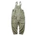 American Casual Jumpsuit Suspender Men's Workwear, Amikaki Trendy Brand Loose Camisole Pants For Workers_voghion.com