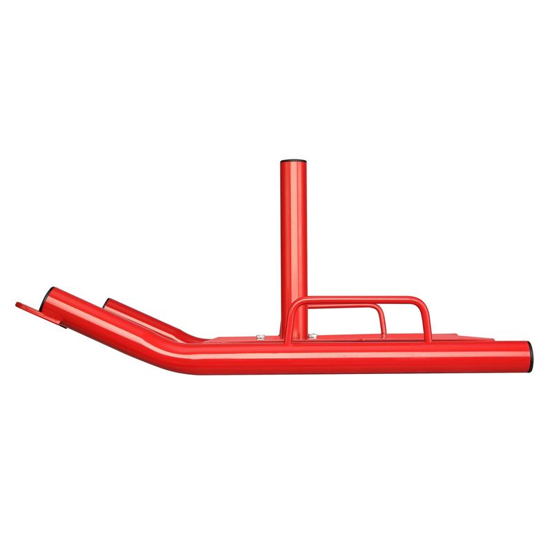 VEVOR Weight Training Pull Sled, Fitness Strength Speed Training Sled, Steel Power Sled Workout Equipment For Athletic Exercise And Speed Improvement, Suitable For 2" Weight Plate, Red_voghion.com