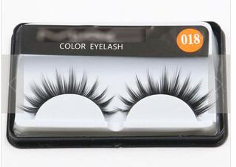 018 A pair of fake eyelashes pure handmade natural nude makeup false eyelashes_voghion.com