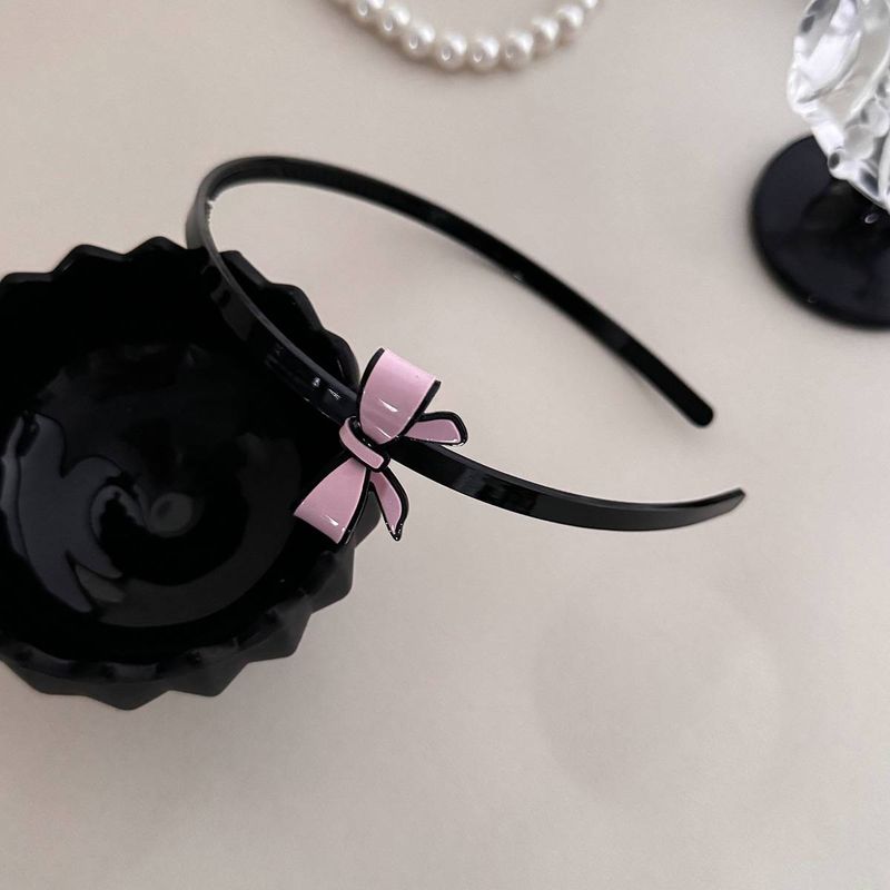 Gentle Bowknot Bezel Headwear Women Elegant Headband Girls Bands Vintage Wash Fase Hairband Hoop For Hair Accessories_voghion.com