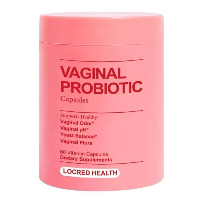 LOCRED HEALTH Vaginale Probiotika-Kapseln | 5 Milliarden KBE Probiotika-Mischung | 60 vegetarische Kapseln für weibliches Wohlbefinden_voghion.com