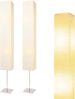Papier Stehlampe, Japanische Stehlampe Mit Reis Papier Lampenschirm, Ecke Papier Laterne Stehlampe Für Schlafzimmer, Büro, Wohnzimmer-Beige (confezione da 2)_voghion.com