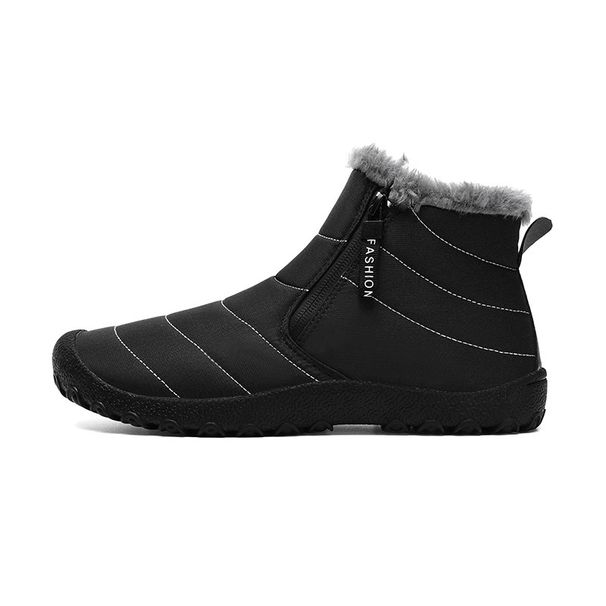 Neu Männer Mit High Top Outdoor Wasserdicht, Anti-rutsch Verschleiß-beständig Herbst Und Winter Frauen Warme Baumwolle Schuhe_voghion.com