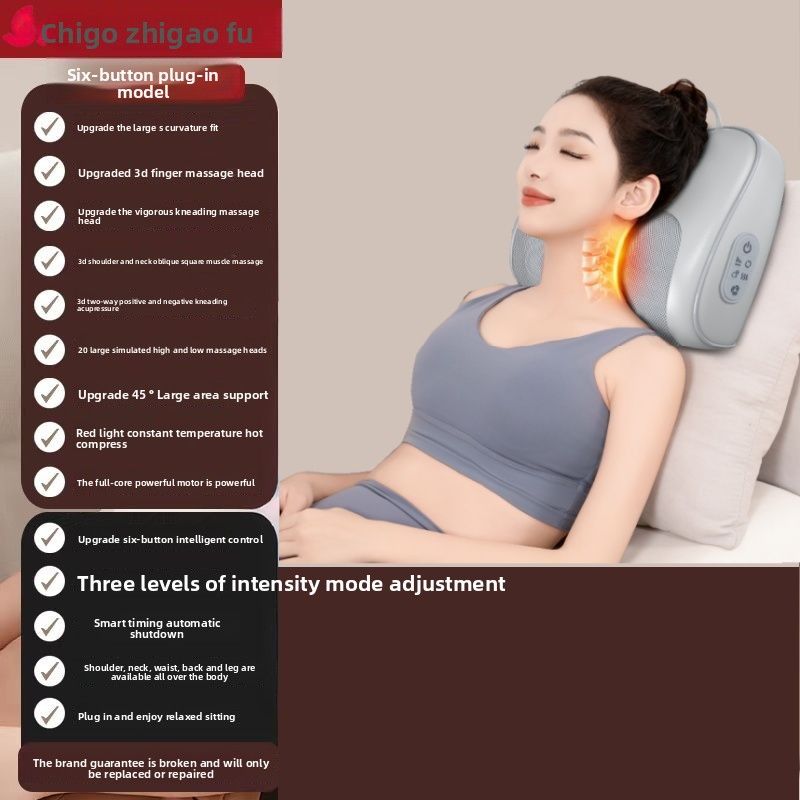Zhigao Pillow Cervical Spine, Lumbar, Full Body, Multifunctional Cushion For Home Use, Shoulder And Neck Kneading_voghion.com