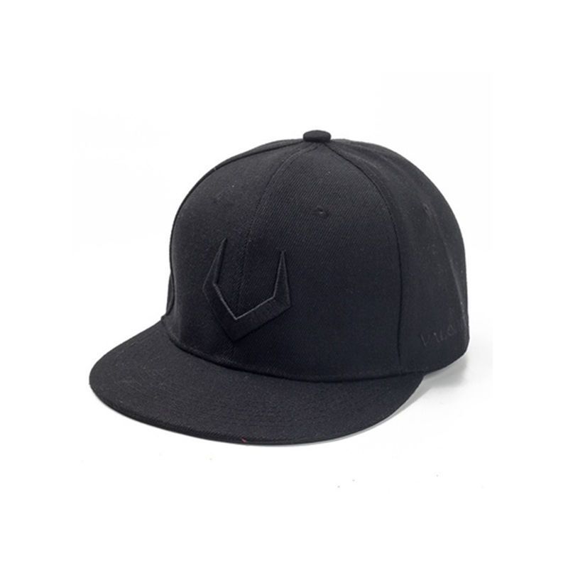Pălărie brodată cu litera V din corn de cerb pentru bărbați și femei, plată de-a lungul pălăriei, Street Hip Hop, modă coreeană, versatil, casual_voghion.com