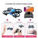 Mini Drone V8 4K Telecamera HD grandangolare WiFi FPV Elicottero RC pieghevole con telecomando Giocattoli per bambini Capacità di altitudine_voghion.com