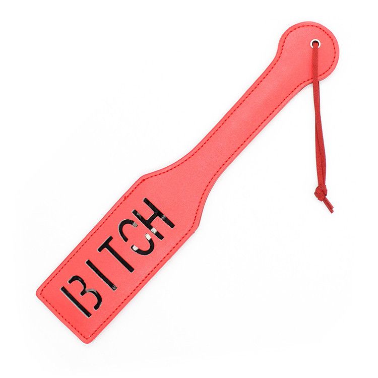 Sex Products SM Adult Fun Hand Clap Flirting Hand Clap Props Leather Clap Red Clap Toy Letter Clap_voghion.com