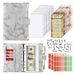 Refillable Notebooks A6 Loose Leaf Budget Book Marble Notebook Fruit Card PU Hand Account Book Loose Leaf Folder Hand Account Book_voghion.com