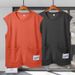 Maglietta senza maniche con gilet multitasche estivo, nuova, versatile, casual, da uomo_voghion.com