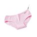 Unterwäsche Einfarbig Mädchen Slips Niedrige Taille Reine Baumwolle Unterwäsche Weibliche Studentin_voghion.com