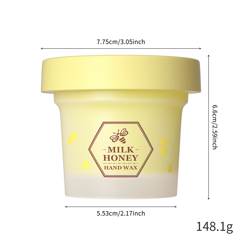 Peelings & Körperbehandlungen Honigmilch-Handwachs 120 g Handmaske Feuchtigkeitsspendend Feuchtigkeitsspendend Herbst und Winter_voghion.com
