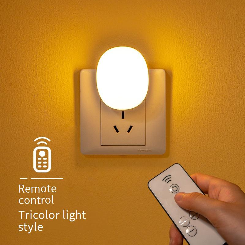Touch Control Night Light Dimmable LED Nursery Lamp With Auto-Sensor Eye Caring Soft Light USB Plug 3 Colors Timer Function Baby Feeding Light_voghion.com