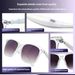 MZT GY500 AI Translator Bluetooth Glasses - Real-Time Translation In 100+ Languages, Music, Calls, Anti-Blue Light & UV Protection_voghion.com