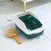 Box Small With Lid Large Fully Enclosed Splash-Proof Odor-Proof Toilet Transparent Litter Tray Cat Supplies Collection_voghion.com