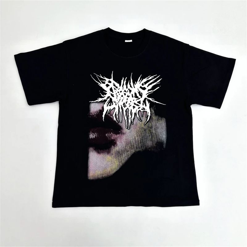 Playboi Carti Death Wish T Shirts Women and Men Harajuku Hip Hop Skateboard Street Cotton T-Shirts Plus Size Short Sleeve Tops._voghion.com