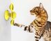 Pet Life 'Windmill' Rotating Suction Cup Spinning Cat Toy_voghion.com