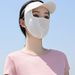 Schutz für Frauen, Schleier aus Eisseide mit Krempe, dünner Sonnenhut, atmungsaktive Abdeckung, Vollgesichtsmaske für den Sommer_voghion.com