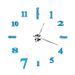 Large 1-Meter Wall Clock – Customizable Acrylic Mirror Surface With Silent Jump Movement, Battery-Powered For Home & Office Decor_voghion.com