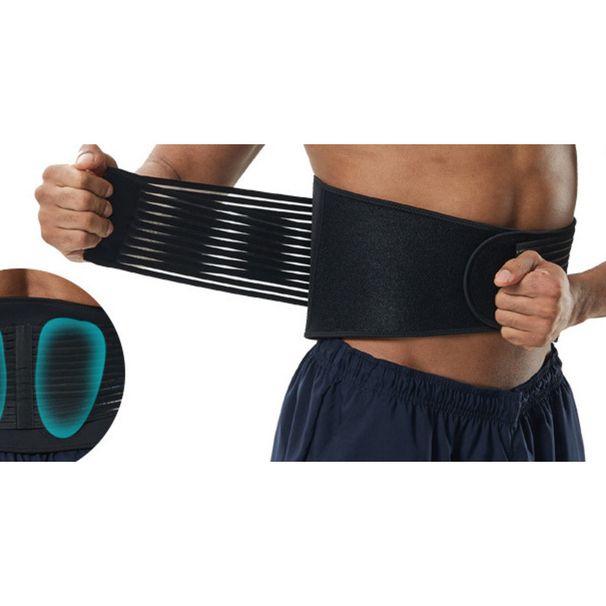 Cinto para suporte lombar respirável para corrida no verão, compressão, treinamento de agachamento profundo, exercícios de condicionamento físico, protetor de cinto_voghion.com