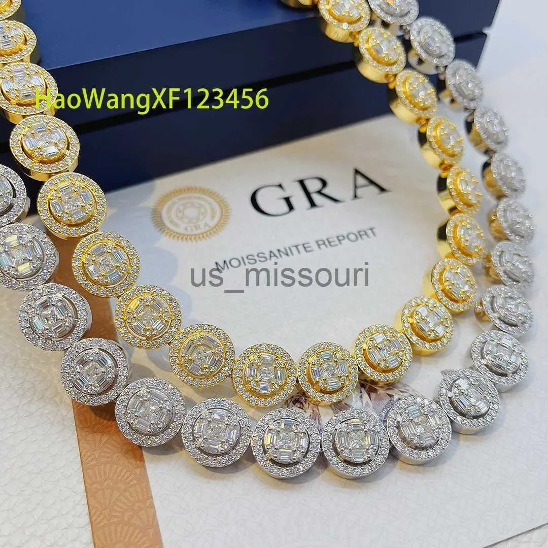 Anhänger Halsketten Mode Hip Hop Schmuck Pass Tester Vvs Moissanite Diamant Euro Out Halskette Benutzerdefinierte Männer Sier Cuban_voghion.com