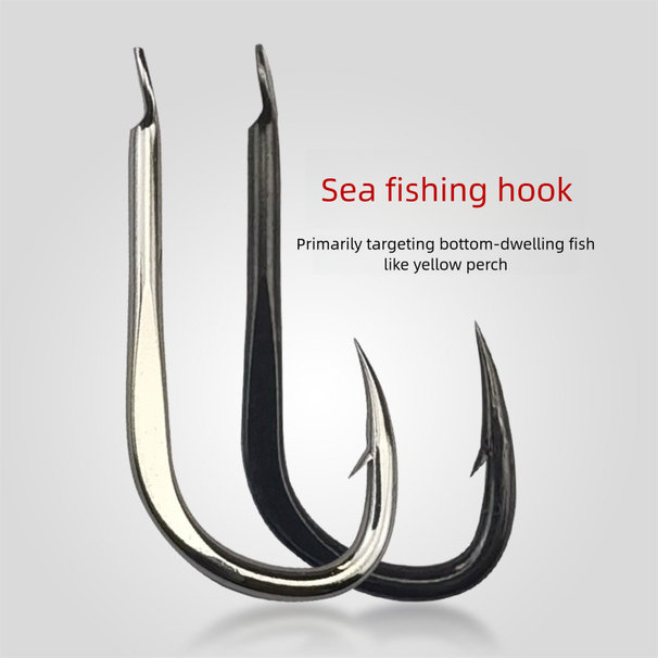 for Sea Fishing, Bottom Fish Chicken Yellow Three White Fruit String Line Set Concave-Convex Reinforced Hooks, Low_voghion.com