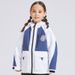 "Kids' Waterproof Ski Suit – Windproof Winter Snow Overalls For Boys & Girls (Size 120-160, White/Orange/Purple)"_voghion.com
