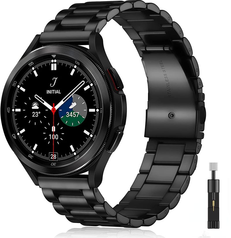20 mm 22 mm metāla siksniņa Samsung Galaxy Watch 5/4 40 mm 44 mm nerūsējošā tērauda aproce Galaxy Watch 4 Classic 46 42mm/5 Pro 45mm_voghion.com