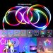 Hjemmemøbler Tuya Wifi Bluetooth Fargerik Neonlys Musikklys Med USB Fleksibel Silikon DIY Form Smart Telt_voghion.com