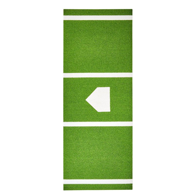 VEVOR Baseball Softball Hitting Batting Mat, 10' X 3.8' Indoor/Outdoor Softball Mat, Lined & Foam Backing Anti-Slip Anti-Fade Softball Training Aid, Portable Practice Mat With Tightening Rope, Green_voghion.com