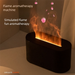 Flame Lamp Aroma Diffuser Fragrance Machine Humidifier Ultrasonic Household Bedroom Office Desktop Small Bedside Living_voghion.com