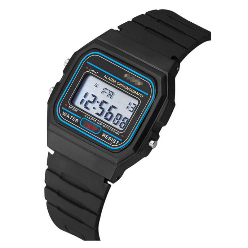 Herrenuhren LED Elektronische Uhr Stahlband Modeuhren Multifunktionale Elektronische Uhr_voghion.com