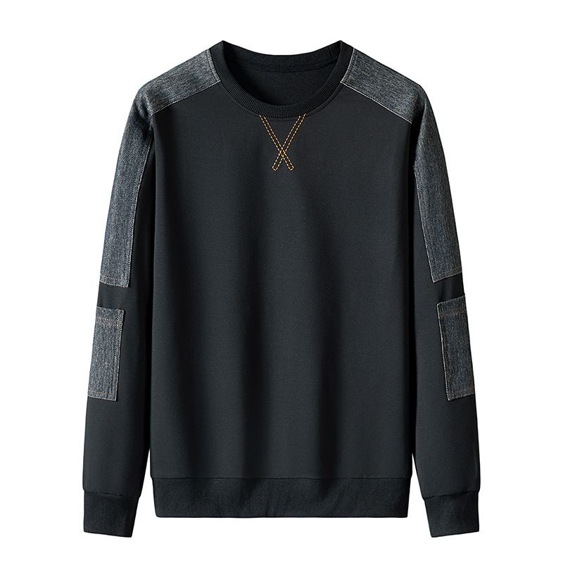 Herrenbekleidung Herren Kapuzenpullover Rundhalsausschnitt Lockeres Langarm-T-Shirt Lockere Frühlings- und Herbstunterwäsche für Herren_voghion.com