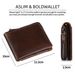 wallet men's wallet rfid anti-theft brush genuine leather short wallet multi-card retro zipper wallet_voghion.com