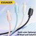 Essager 7A 100W Type C Huaweii Honor 88W PD Fast Charging Charger USB A Data Cord Cable For Xiaomi Oneplus Samsung_voghion.com