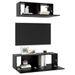 2-tlg. TV-Schrank-Set Schwarz Holzwerkstoff_voghion.com