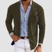 CT 2025 Men's Spring Business Two-Button Blazer Jacket Plus Size Casual Suit_voghion.com