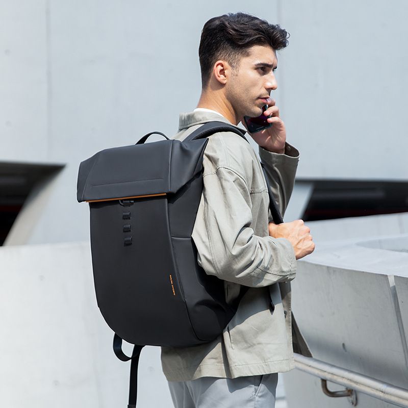 Herren-Business-Rucksack mit erweiterbarem Volumen, 17,3-Zoll-Laptopfach, leichtem Oxford-Gewebe und ergonomischen Schultergurten_voghion.com