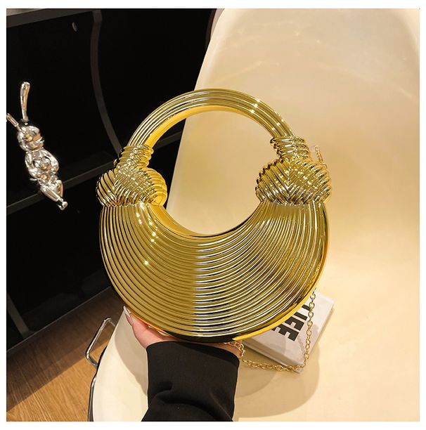 2025 Sommer im neuen Stil, personalisierte kreative Knoten-Party-Clutch, Abendtasche mit einzigartigem Design_voghion.com