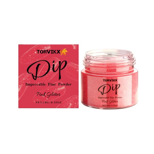 Polvere Soak-Off Flash Rossa, Lucidante Tridimensionale, Colore Uniforme, Non Facile da Rimuovere, Comodi Prodotti per Unghie_voghion.com