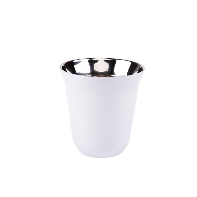 Coffee Mug 1pcs 304 Stainless Steel Double Layer Inner Lining Drop-proof And Scald-proof_voghion.com