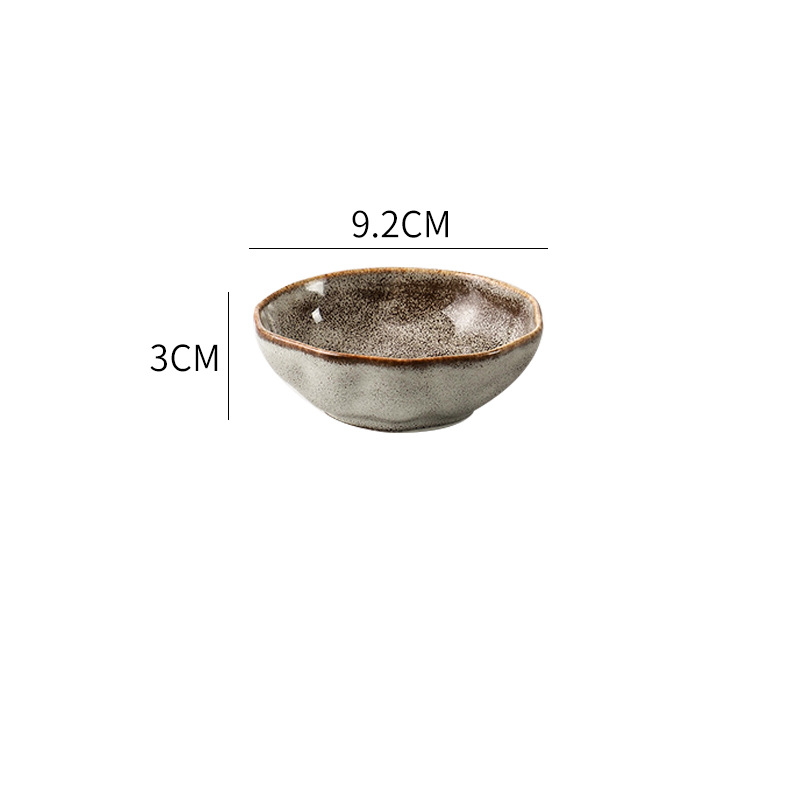 Stone Tableware Retro Plates Personalized Creative Dinner Plates Pasta Plates Salad Bowls Old Fashioned Stoneware Dishes_voghion.com