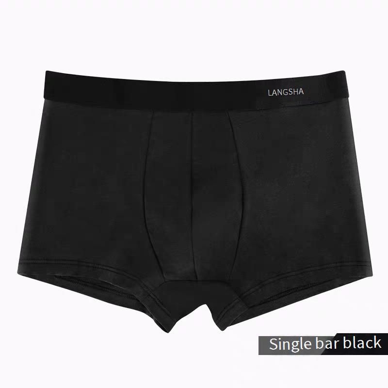 Herrenunterwäsche Boxershorts aus reiner Baumwolle mittlere Taille atmungsaktiv dünn bequem Boxershorts aus Baumwolle_voghion.com