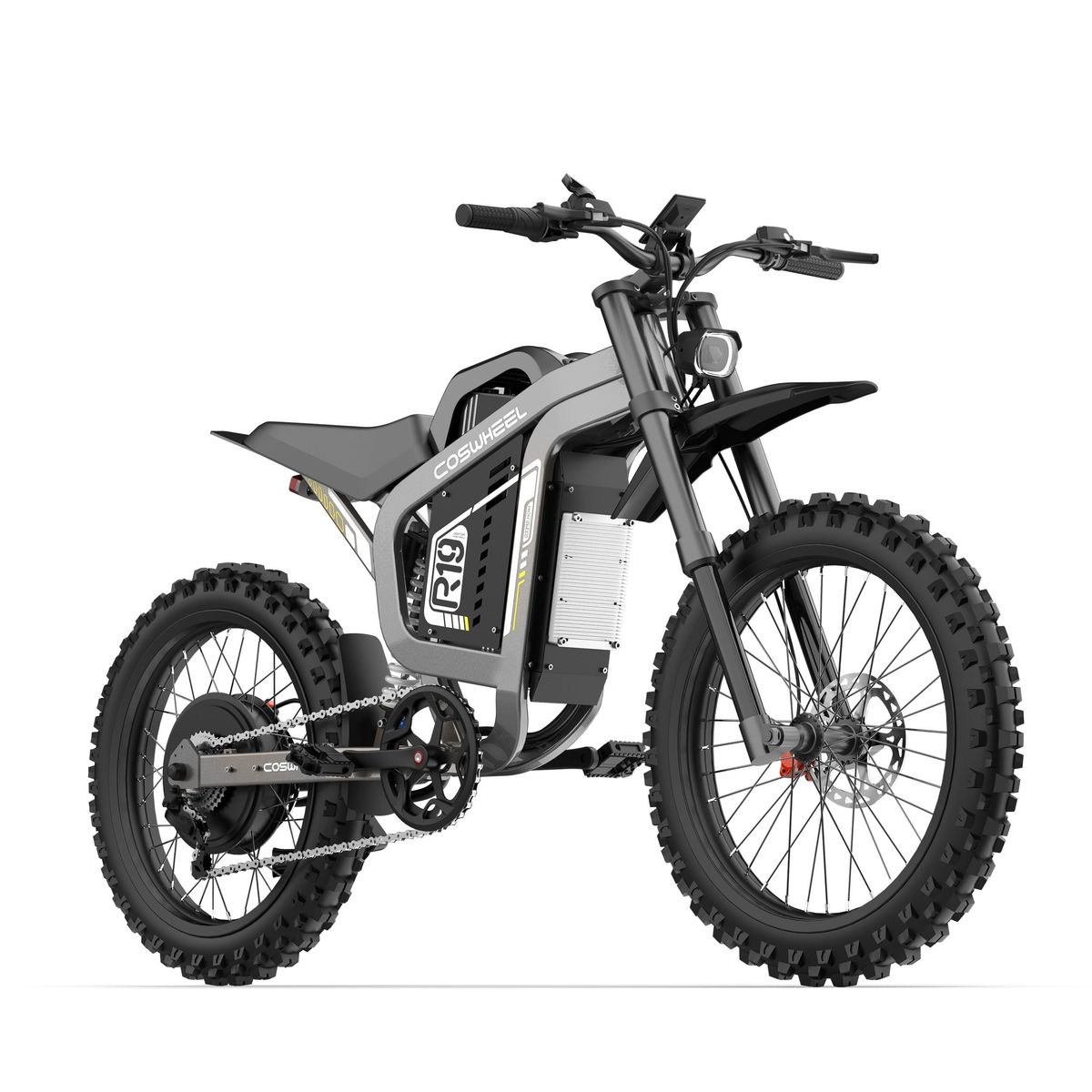 COSWHEEL R19 19" Electric Dirt Bike 3000W Motor 72V 40Ah Battery_voghion.com