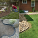 Garden Grass And Stone Green Isolation Belt, Including 15 Long Nails, Lawn, Landscape, Flower Bed, Isolation Strip And Decorative Boundary_voghion.com