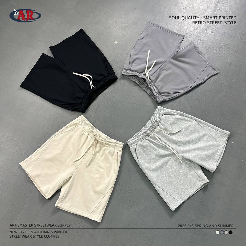 Herrenbekleidung Sommer Spleißen Herren Shorts Ins Fashion Brand Loose Casual Trendy Herren Shorts_voghion.com
