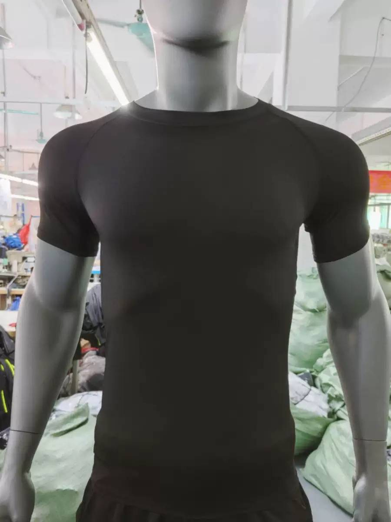 Vêtements de sport pour hommes, printemps et été 2025, ensemble de basket-ball à haute élasticité, vêtements de course, de course, de séchage, respirants et serrés, vêtements d'entraînement_voghion.com