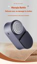 Rasoio elettrico ricaricabile per tessuti – Levapelucchi elettrico per maglioni e cappotti | Rasoio portatile in ABS con ricarica USB (blu/bianco)_voghion.com