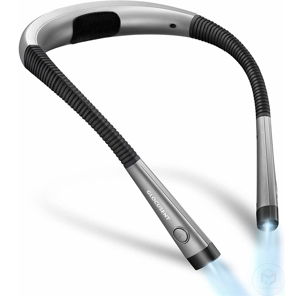 HighQualityLEDNeckReadingLightBookLightReadingLightinBed3Colors6BrightnessLevelsUSBRechargeableReadLight_voghion.com