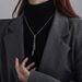 Double Layer Stacking Women's Light Niche Design Autumn And Winter Necklace New Sweater Chain Accessories_voghion.com